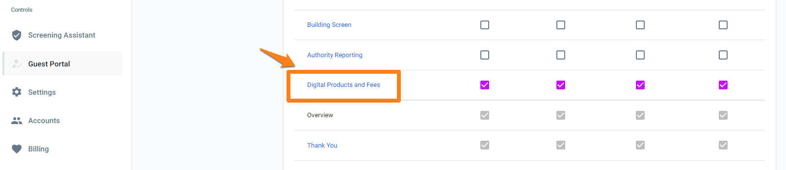 Screenshot_Where to Locate Digital Products and Fees Screen on Autohost at the Global Level-1